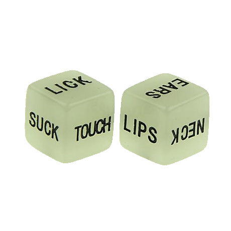 Glow In The Dark Kinky Dice Set for Couples