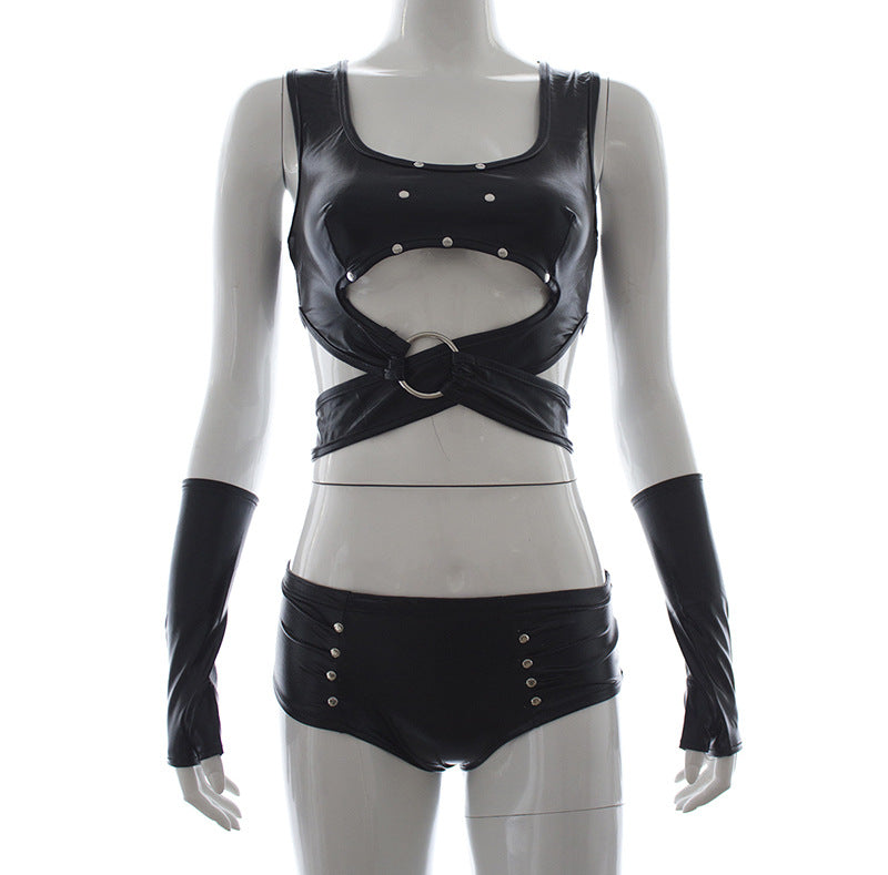 'Catwoman' Wrap Around Two Piece - Sexy Bee UK