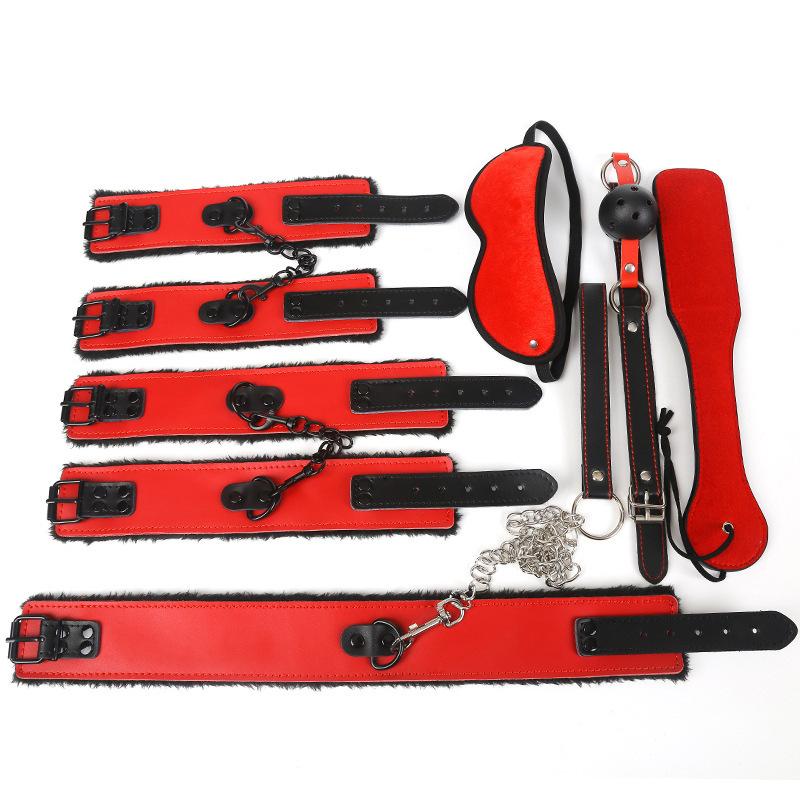 6 Piece Sexy Red Bondage Kit - Sexy Bee UK