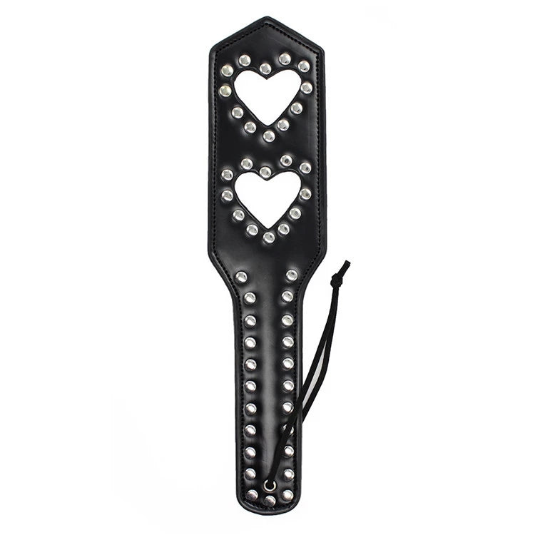 Studded Heart Spanking Paddle - Sexy Bee UK