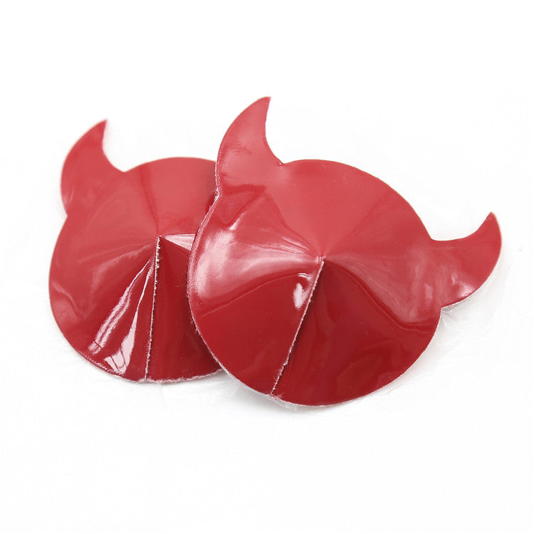 Red Devil Nipple Covers - Sexy Bee UK