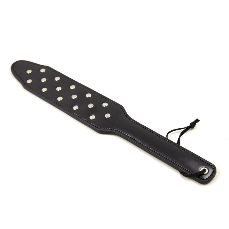 Studded Faux Leather Spanking Paddle - Sexy Bee UK