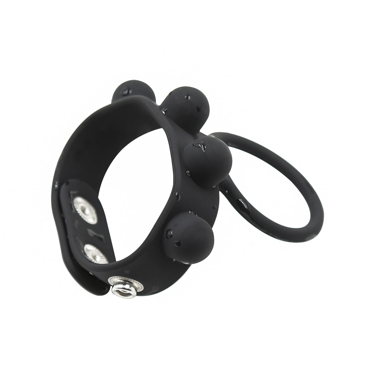 Silicone Cock Ring and Adjustable Scrotum Cuff
