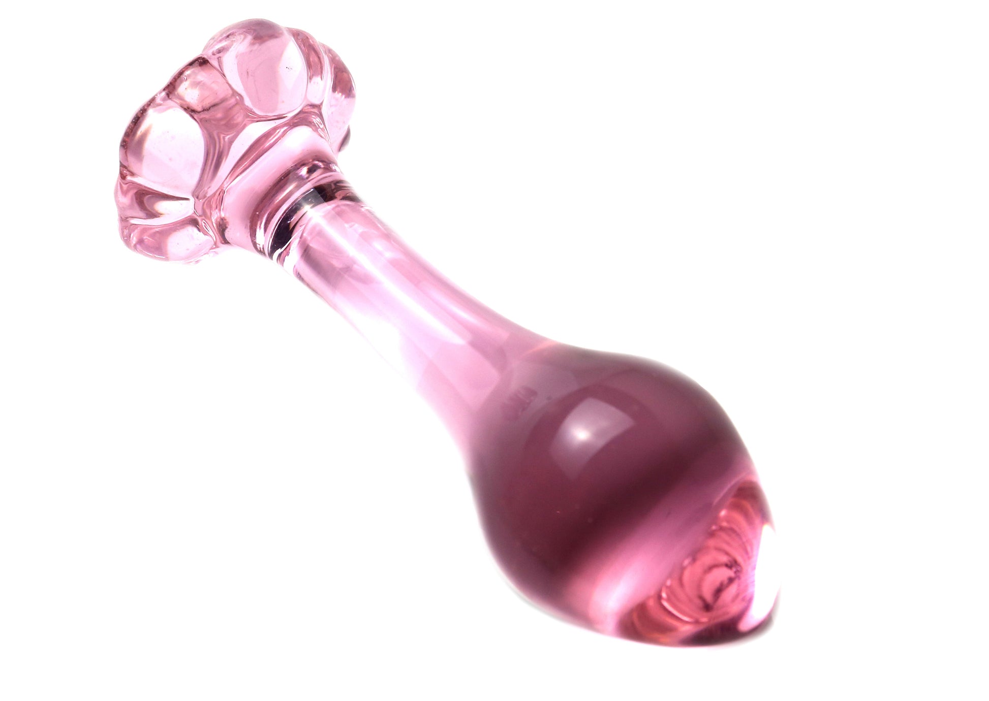 Glacier Glass Mini Rose Butt Plug - Sexy Bee UK