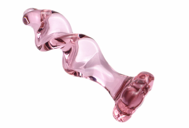 Glacier Glass Mini Twist Butt Plug - Sexy Bee UK