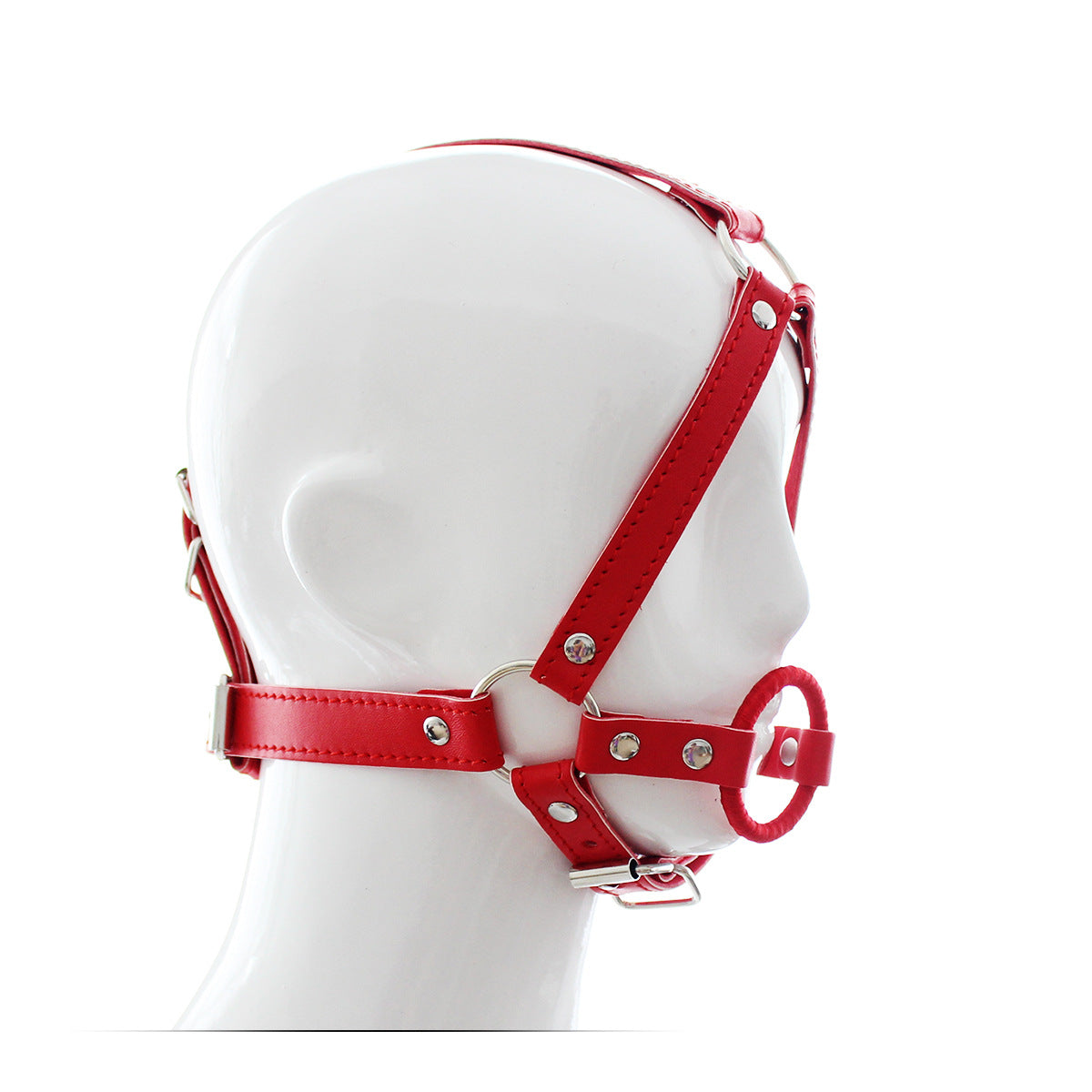 Bondage O-Ring Gag Head Harness - Sexy Bee UK