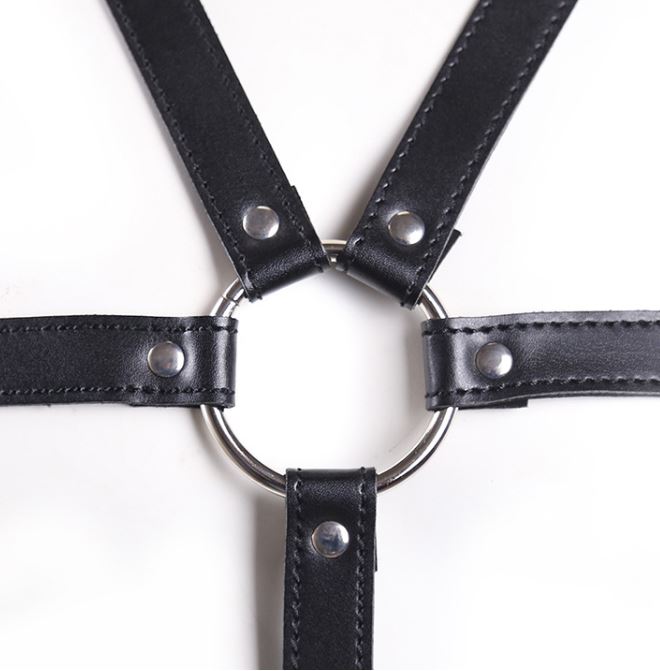 Male Harness with Penis Ring - Sexy Bee UK