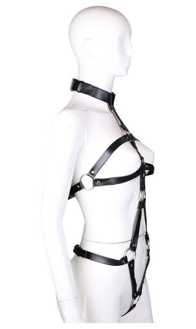 Collared Body Harness - Sexy Bee UK