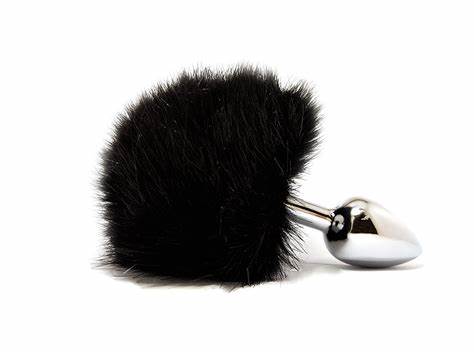 Faux Fur Bunny Tail Butt Plug - Sexy Bee UK