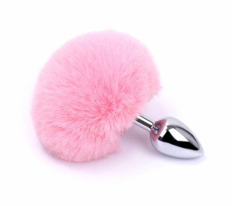 Faux Fur Bunny Tail Butt Plug - Sexy Bee UK