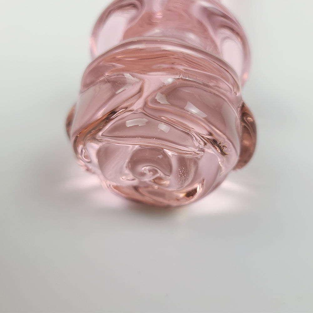 The Flower Twist Glass Dildo