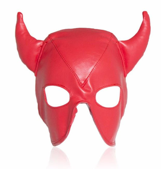 Devil Fetish Hood Mask